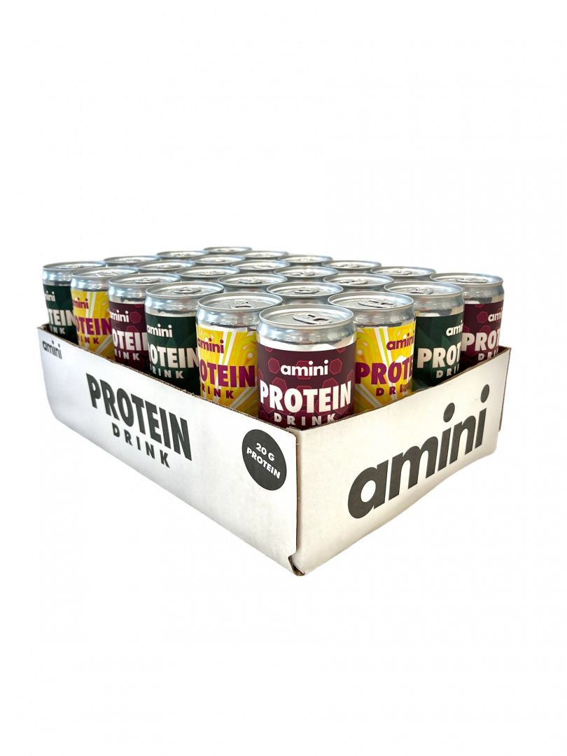 24 x Amini Protein Drink 330 ml MIX ryhmässä Juomat / Energiajuomat @ Proteinbolaget (FI-3656)