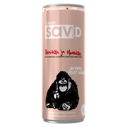 Clean sav:D 330 ml Mansikka Persikka