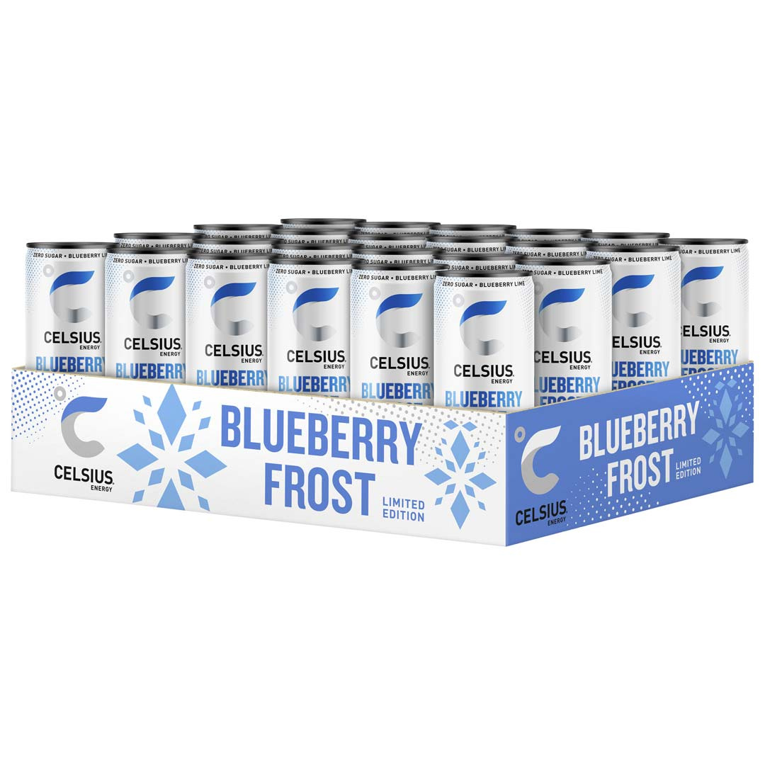 24 x Celsius 355 ml Blueberry Frost ryhmässä Juomat / Energiajuomat @ Proteinbolaget (FI-5415)