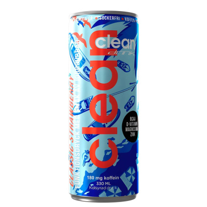 24 x Clean Drink / Clean SavD 330 ml Mix-lava Valitut maut