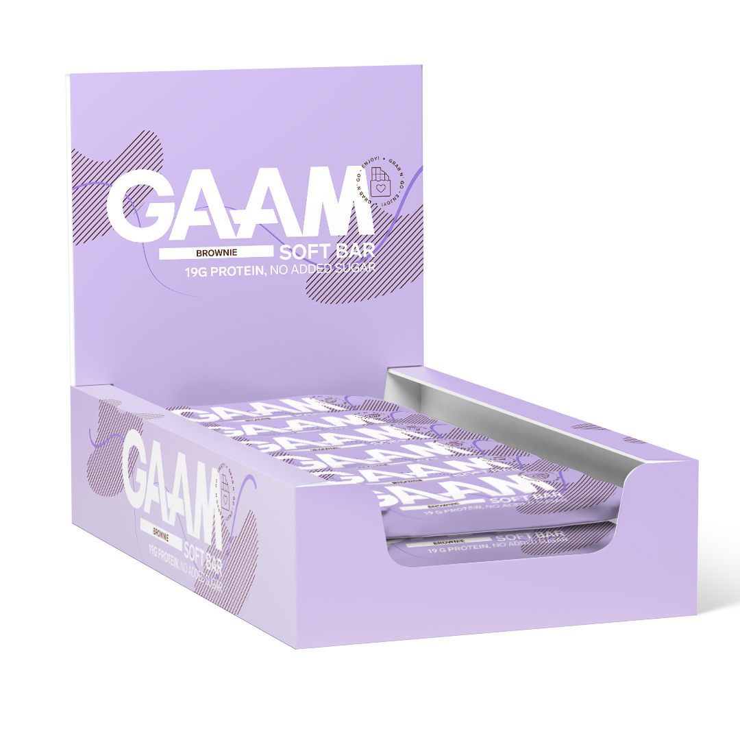 12 x GAAM Soft Bar 55 g ryhmässä Patukat / Proteiinipatukat @ Proteinbolaget (PB-03699)