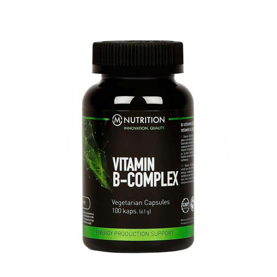 M-nutrition Vitamin B-Complex 100 caps ryhmässä Lisäravinteet / Vitamiinit / B-vitamiini @ Proteincompany (PB-08905)