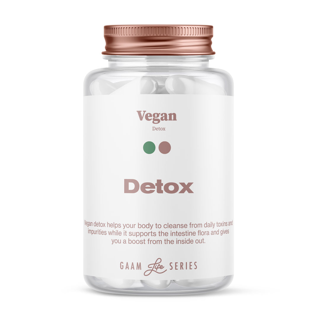GAAM Life Series Vegan Detox 60 caps ryhmässä Lisäravinteet / Painonpudotus @ Proteinbolaget (PB-10010)