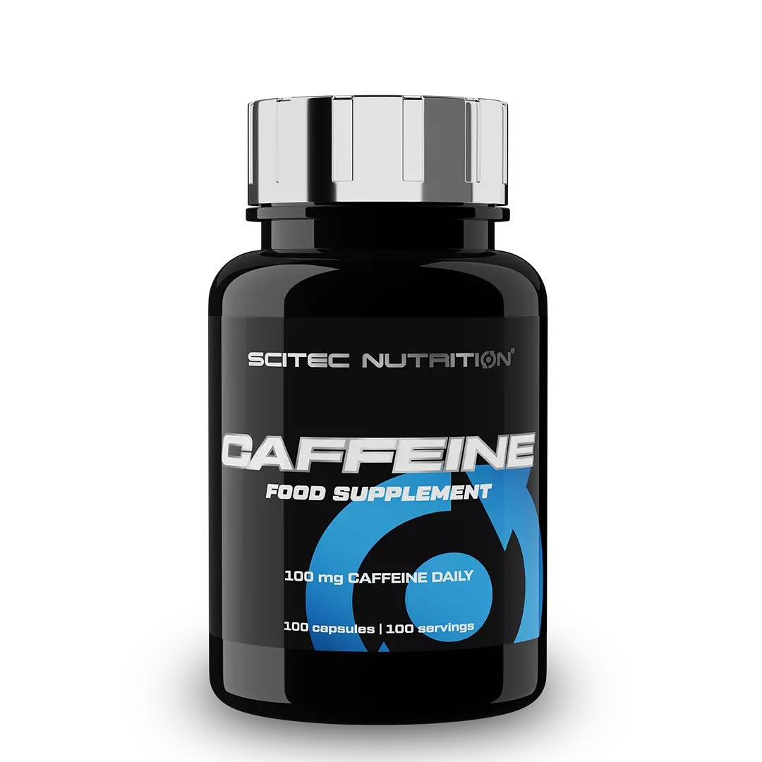 Scitec Nutrition Caffeine 100 caps ryhmässä Lisäravinteet / Tehonlisääjät / Vireystila ja keskittymiskyky @ Proteinbolaget (PB-1497)