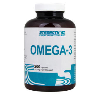 Strength Sport Nutrition Omega-3 200 caps ryhmässä Lisäravinteet / Rasvahapot / Omega-3 @ Proteinbolaget (PB-1529)