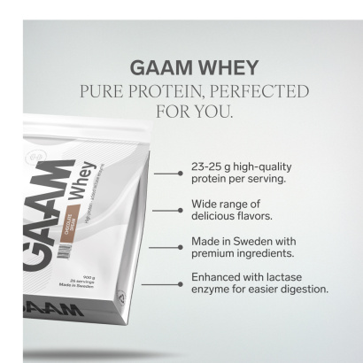 GAAM Whey Proteiinijauhe 900 g