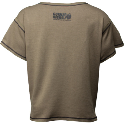 Gorilla Wear Sheldon Work Out Top Army Green Gorilla Wear Sheldon Work Out Top Army Green