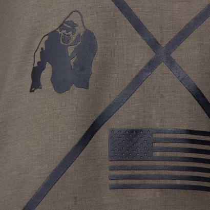 Gorilla Wear Sheldon Work Out Top Army Green Gorilla Wear Sheldon Work Out Top Army Green