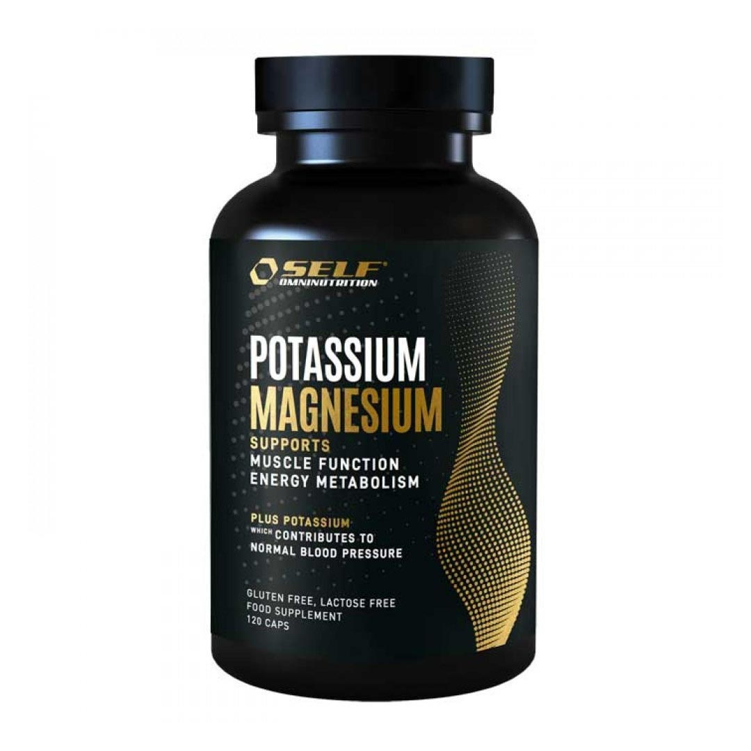 Self Omninutrition Potassium-Magnesium 120 caps ryhmässä Lisäravinteet / Mineraalit / Magnesium @ Proteinbolaget (PB-1556)