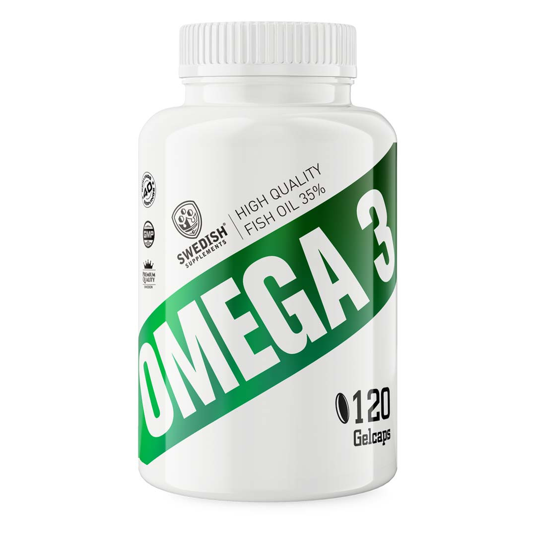 Swedish Supplements Omega 3 120 caps ryhmässä Lisäravinteet / Rasvahapot / Omega-3 @ Proteinbolaget (PB-1565)