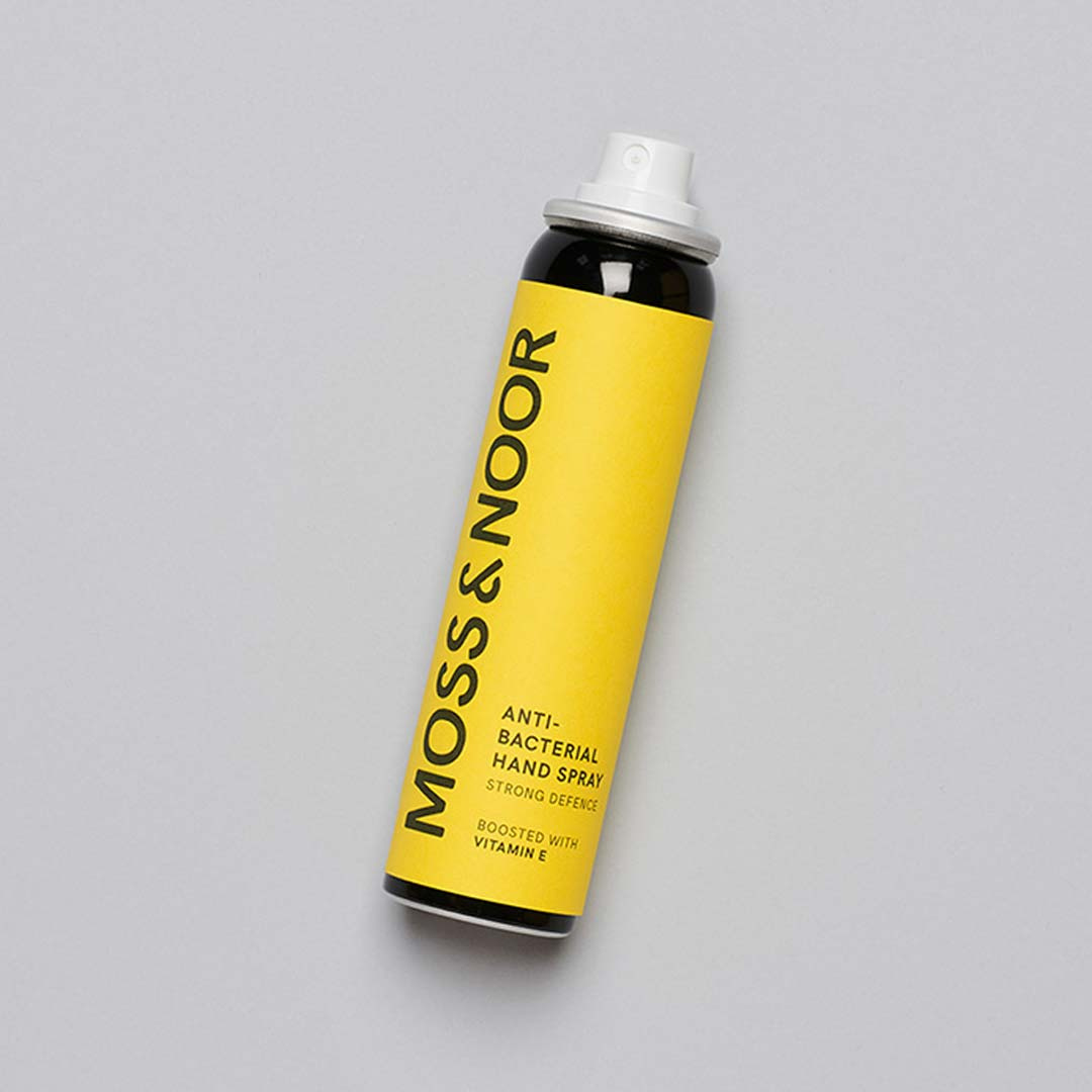 Moss & Noor Handsprit Spray 80 ml ryhmässä Treenivälineet ja varusteet / Vartalonhoito @ Proteinbolaget (PB-15663)