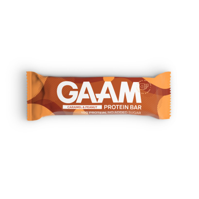 12 x GAAM Protein bar 45 g Caramel & Peanut