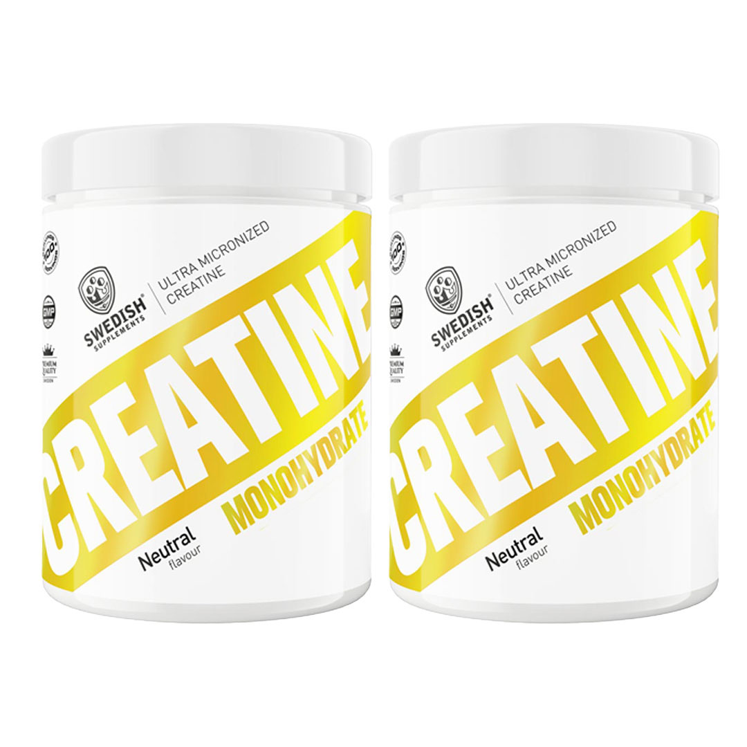 2 x Swedish Supplements Creatine Monohydrate 250 g ryhmässä Lisäravinteet / Kreatiini / Kreatiinimonohydraatti @ Proteinbolaget (PB-158322)
