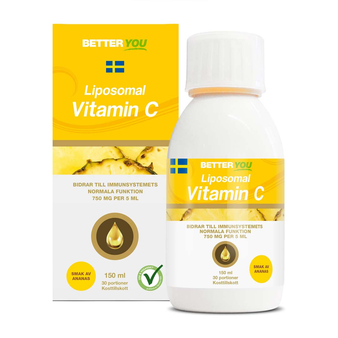 Better You Liposomal Vitamin C 150 ml ryhmässä Lisäravinteet / Vitamiinit / C-vitamiini @ Proteinbolaget (PB-15976)