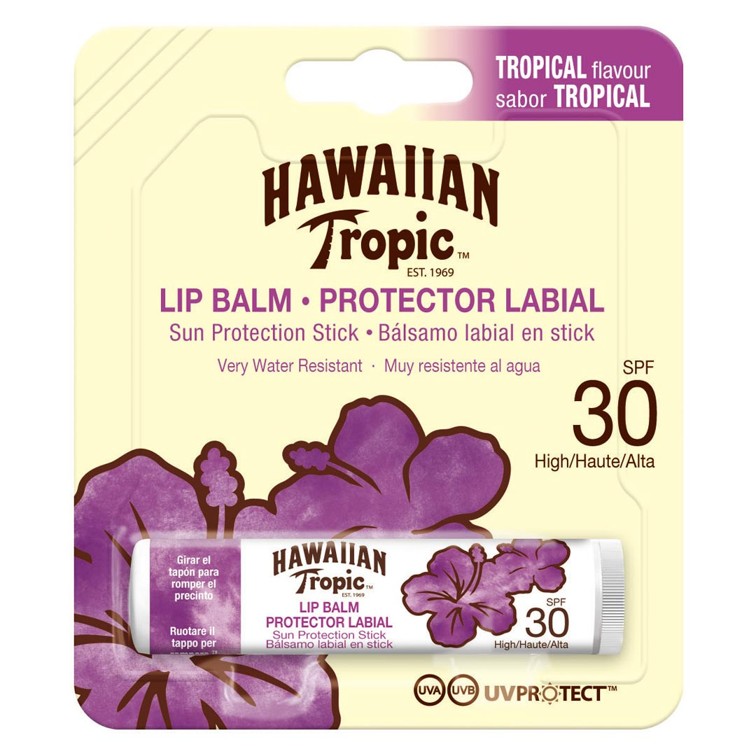 Hawaiian Tropic Lip Balm SPF 30 4 g ryhmässä Treenivälineet ja varusteet / Vartalonhoito @ Proteinbolaget (PB-16329)
