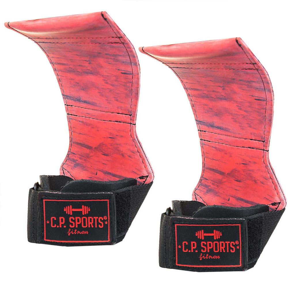 C.P. Sports Power Pads Comfort Red ryhmässä Treenivälineet ja varusteet / Vetoremmit ja Gripit @ Proteinbolaget (PB-16794)
