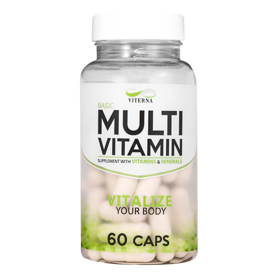 Viterna Basic Multi Vitamin 60 caps ryhmässä Lisäravinteet / Vitamiinit / Monivitamiinit @ Proteinbolaget (PB-16975)