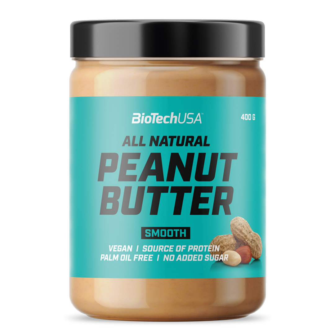BioTechUSA Peanut Butter 400 g ryhmässä Elintarvikkeet / Levitteet / Maapähkinävoi @ Proteinbolaget (PB-17341)