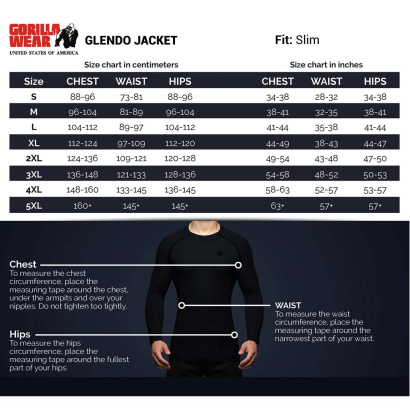 Gorilla Wear Glendo Jacket Anthracite