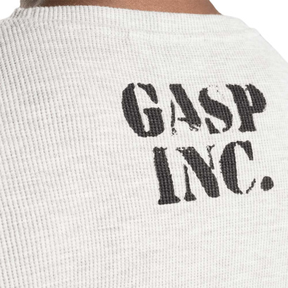 GASP Thermal Gym Sweater Grey Melange
