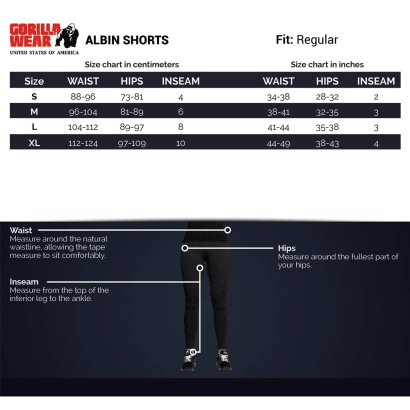 Gorilla Wear Albin Shorts Black