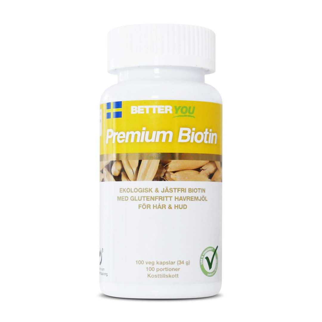 Better You Premium Biotin 100 caps ryhmässä Lisäravinteet / Vitamiinit / B-vitamiini @ Proteincompany (PB-17974)