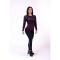 NEBBIA Flash Mesh Longsleeve Burgundy