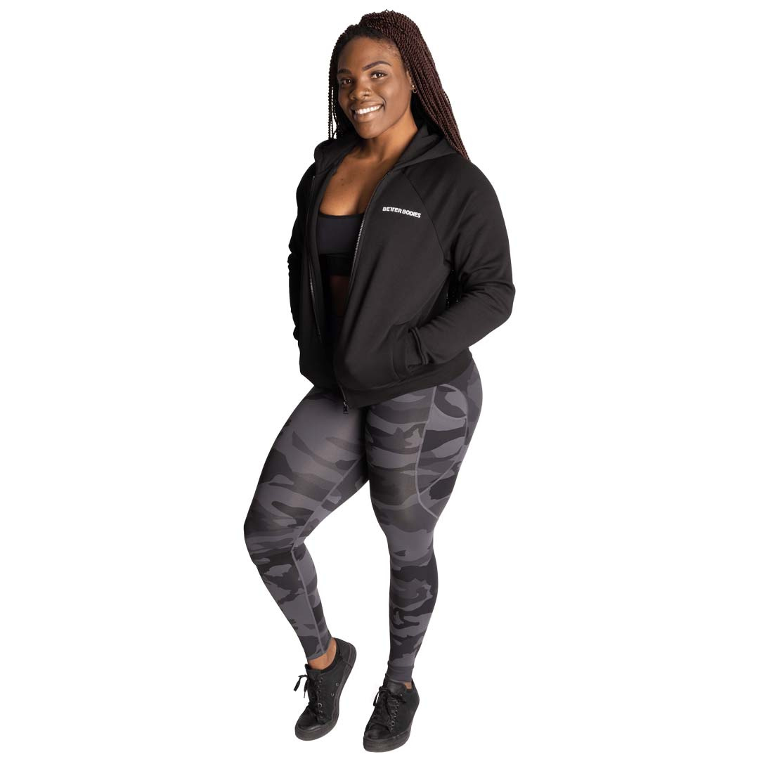 Osta Better Bodies Core Zip Hoodie Black Hintatakuu Nopeat