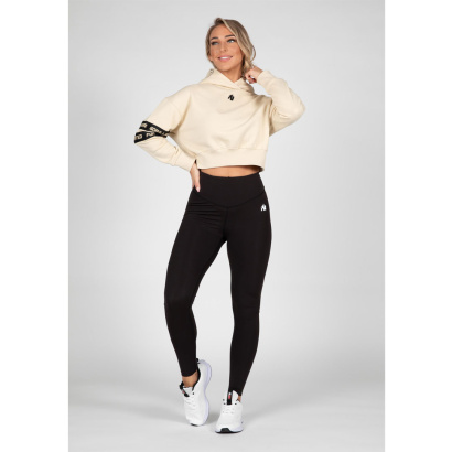 Gorilla Wear Tracy Cropped Hoodie Beige Gorilla Wear Tracy Cropped Hoodie Beige