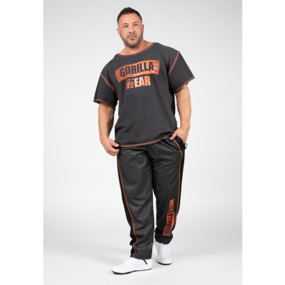 Gorilla Wear Wallace Workout Top Grey/Orange