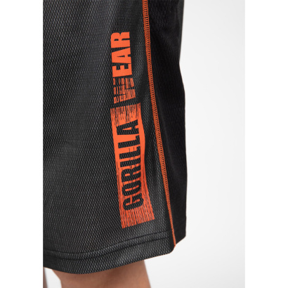 Gorilla Wear Wallace Mesh Shorts Grey/Orange