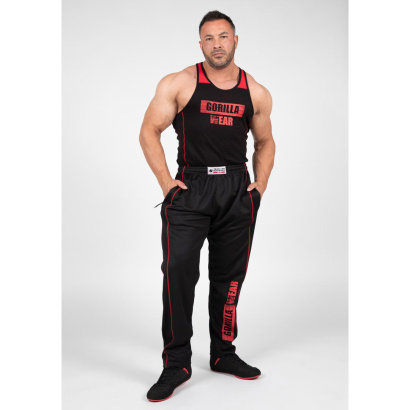 Gorilla Wear Wallace Mesh Pants Black/Red