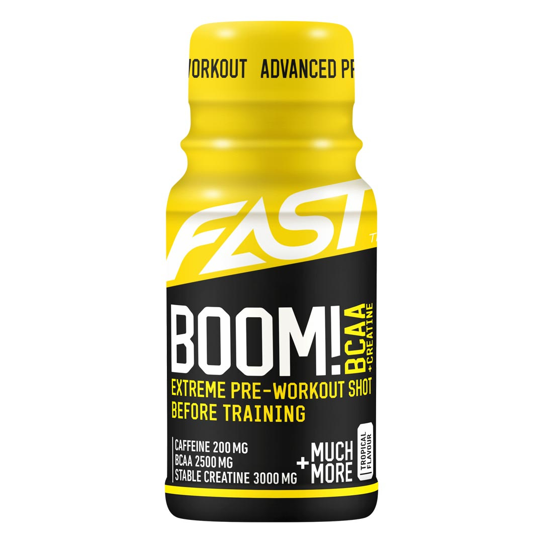 FAST Sport Nutrition Boom BCAA 60 ml ryhmässä Lisäravinteet / Tehonlisääjät / Pre Workout / PWO @ Proteinbolaget (PB-20200323)