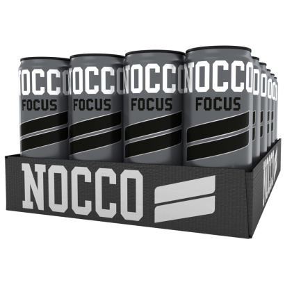 24 x NOCCO BCAA / BCAA+ / FOCUS 330 ml