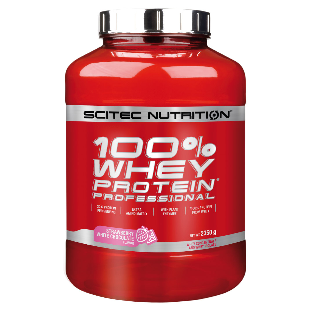 Scitec Nutrition 100% Whey Protein Professional 2.35 kg ryhmässä Lisäravinteet / Proteiinijauheet / Heraproteiini / Herakonsentraatti @ Proteinbolaget (PB-2079)