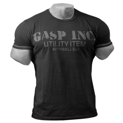 GASP Utility Tee Black ryhmässä Treenivaatteet / T-paidat @ Proteinbolaget (PB-21893)