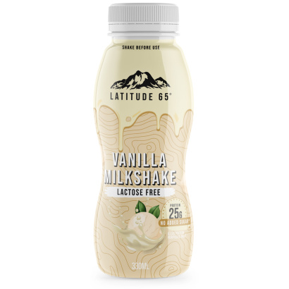 12 x Latitude 65 Milkshake 330 ml Vanilja