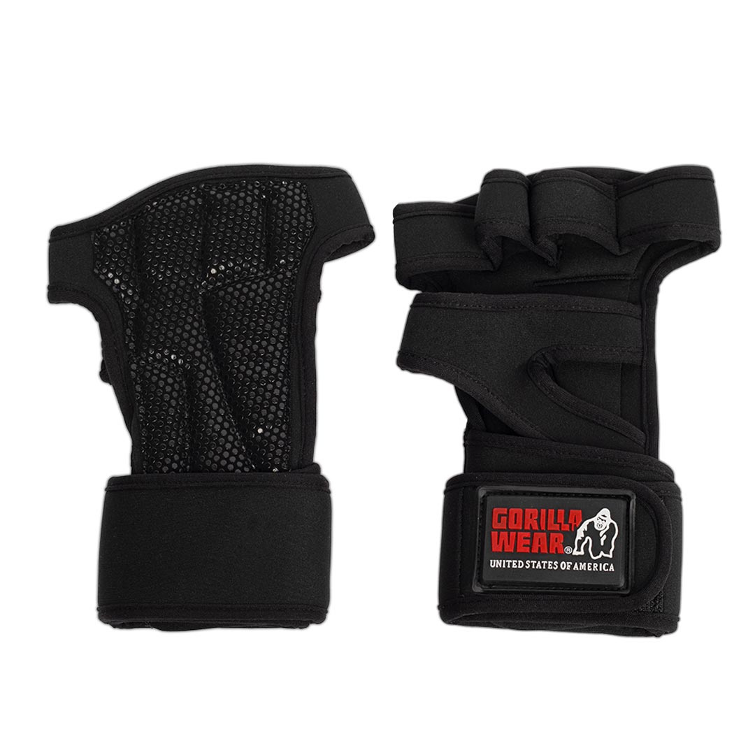 Gorilla Wear Yuma Weightlifting Workout Gloves Black ryhmässä Treenivälineet ja varusteet / Treenihanskat @ Proteincompany (PB-2202256)