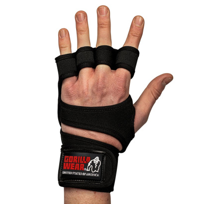 Gorilla Wear Yuma Weightlifting Workout Gloves Black Gorilla Wear Yuma Weightlifting Workout Gloves Black