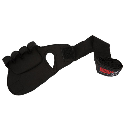 Gorilla Wear Gel Glove Wraps Black