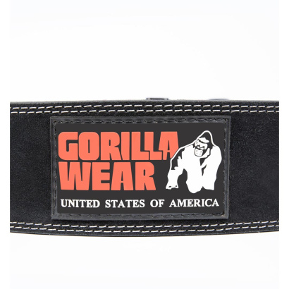 Gorilla Wear 4 Inch Powerlifting Belt Black