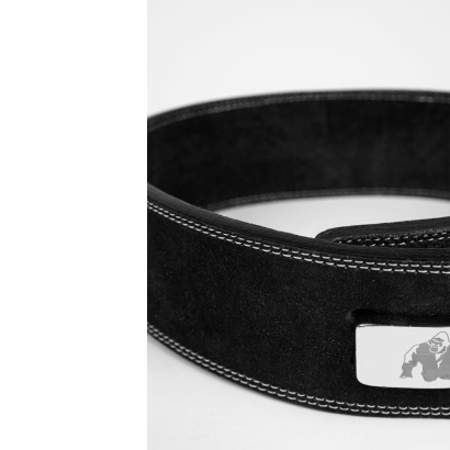 Gorilla Wear 4 Inch Powerlifting Lever Belt Black
