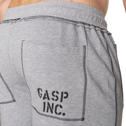 GASP Division Sweatshorts Light Grey Melange