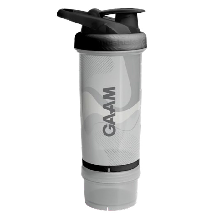GAAM Smartshake Revive 750 ml Gray/Black ryhmässä Treenivälineet ja varusteet / Shakerit ja juomapullot / Shakerit @ Proteincompany (PB-2203142-1)