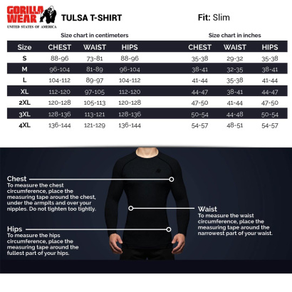 Gorilla Wear Tulsa T-Shirt White Gorilla Wear Tulsa T-Shirt White