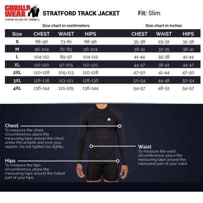 Gorilla Wear Stratford Track Jacket Navy
