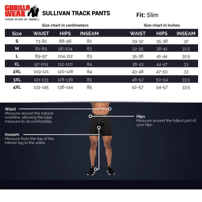 Gorilla Wear Sullivan Track Pants Grey