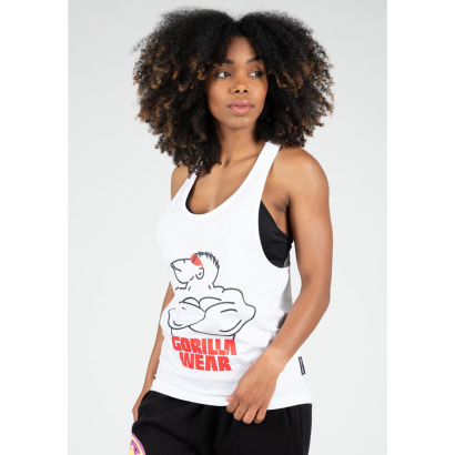 Gorilla Wear Legacy Stringer White