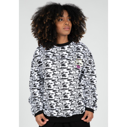 Gorilla Wear Legacy Oversized Sweatshirt White/Black Gorilla Wear Legacy Oversized Sweatshirt White/Black