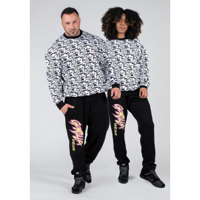 Gorilla Wear Legacy Oversized Sweatshirt White/Black Gorilla Wear Legacy Oversized Sweatshirt White/Black